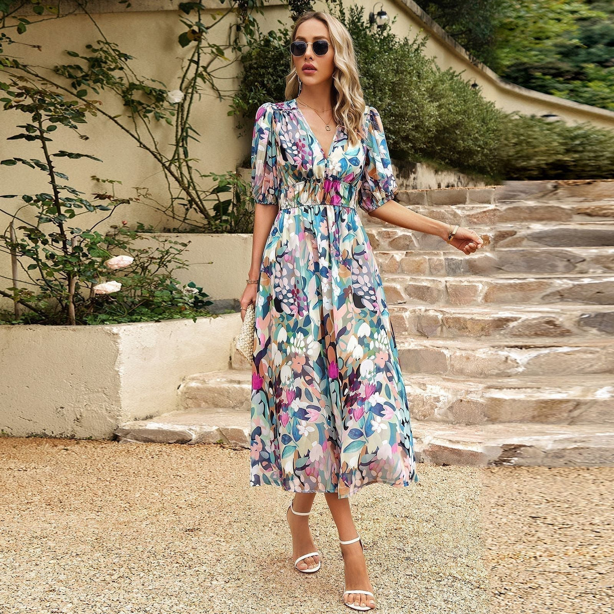 Robe élégante de style vintage