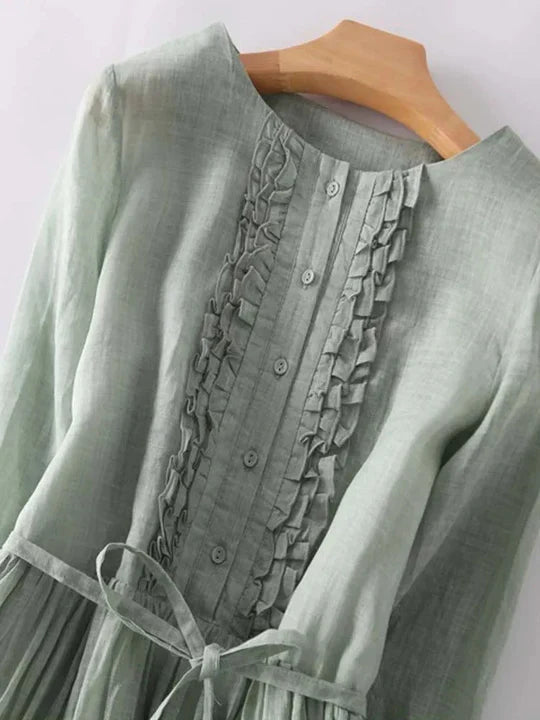 Robe en lin élégante – respirante et confortable