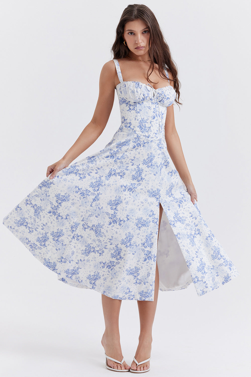 Robe fleurie de printemps