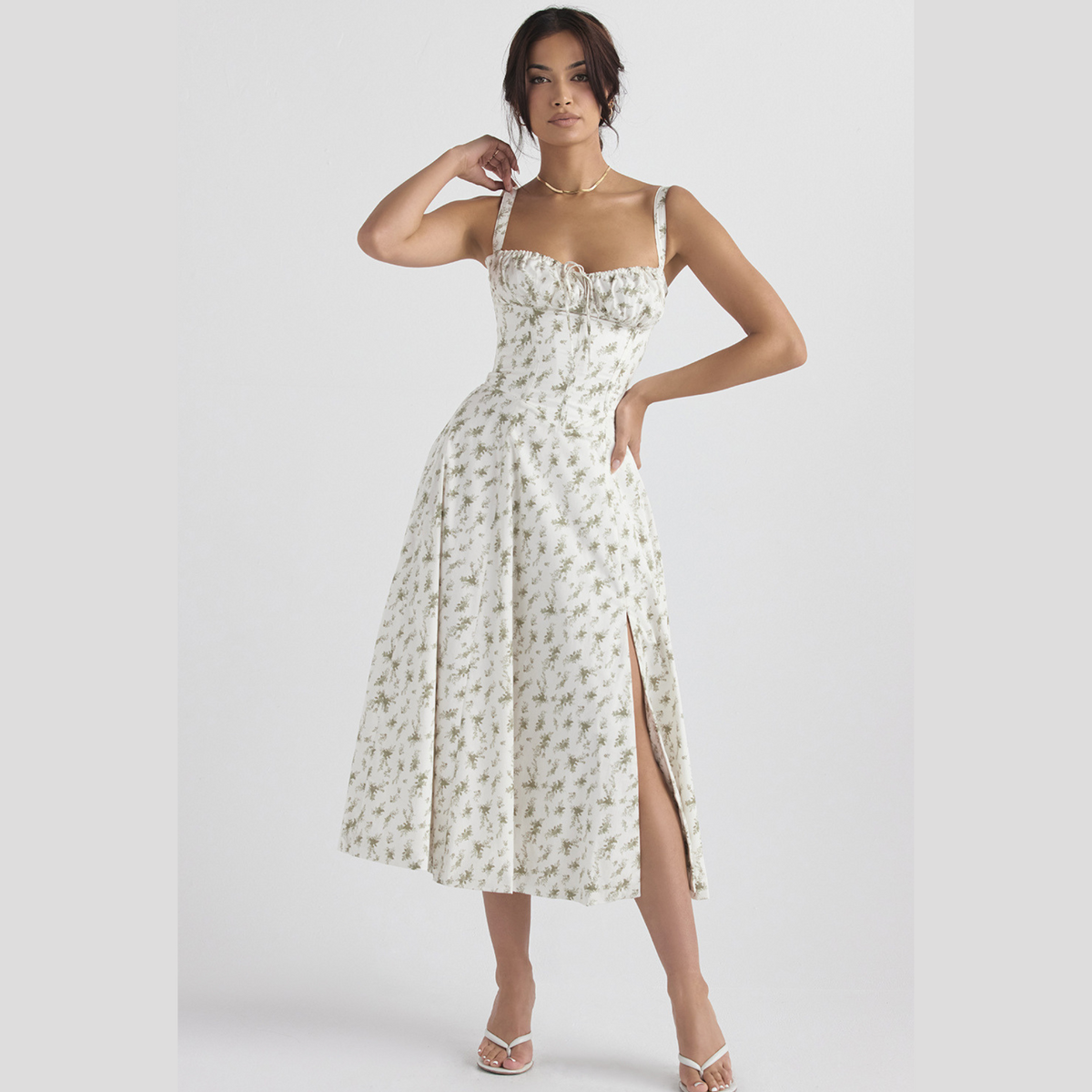 Robe fleurie de printemps