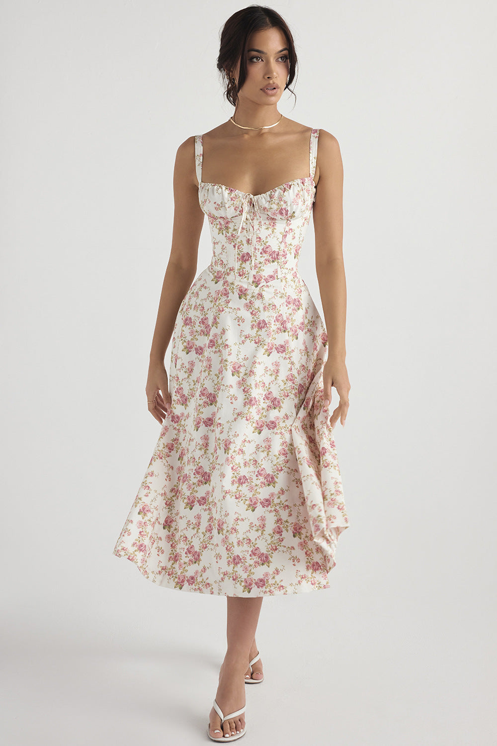 Robe fleurie de printemps