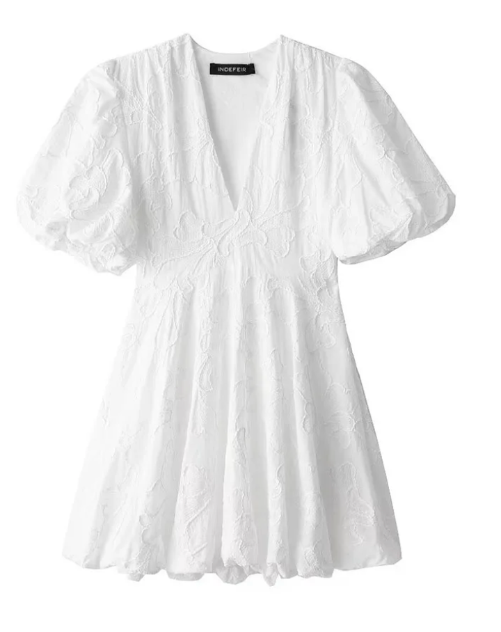 Robe floral romantique style décontracté