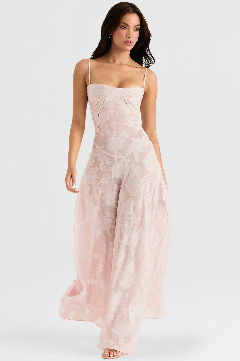 Robe maxi fluide et élégante pour femme idéale pour toutes les occasions