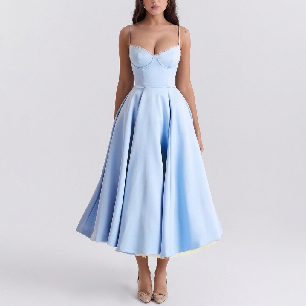 Robe midi corset