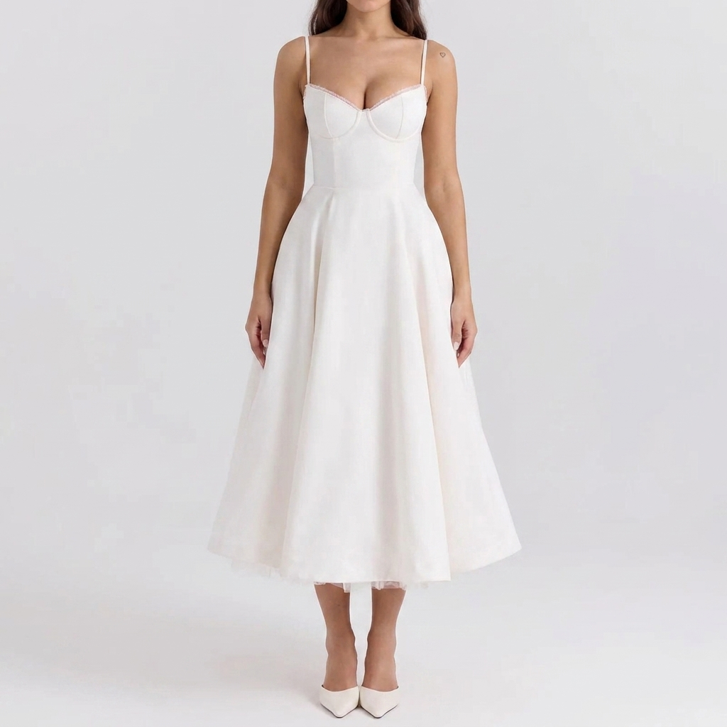 Robe midi corset