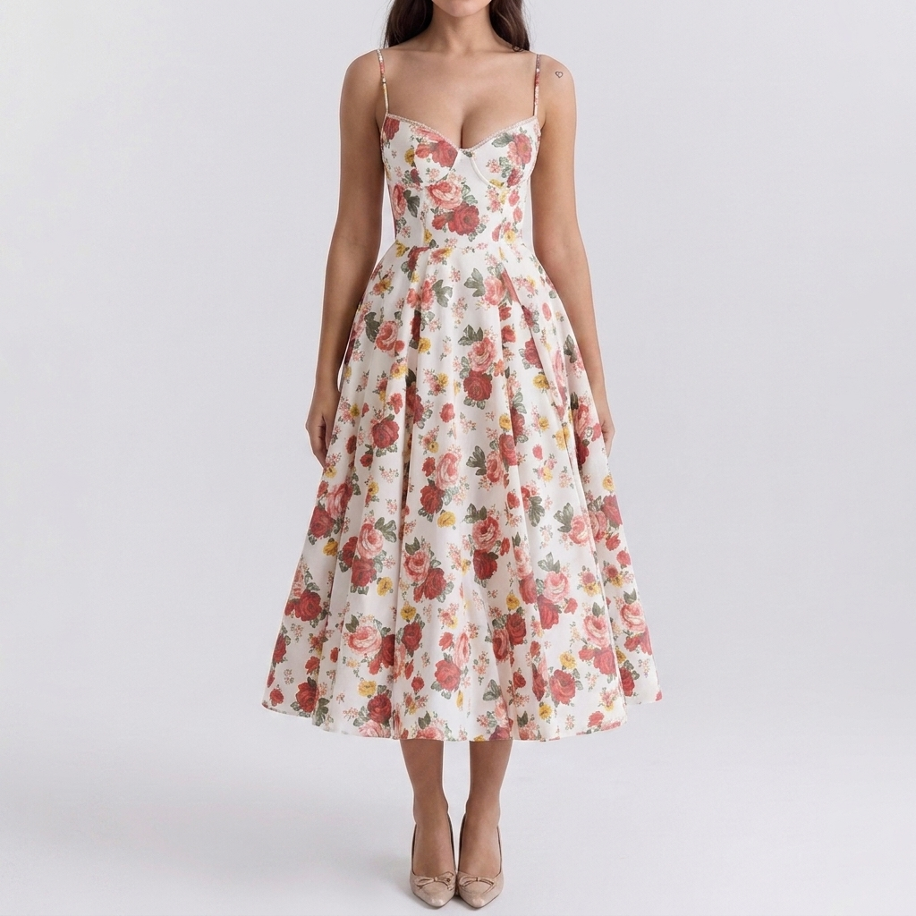Robe midi corset
