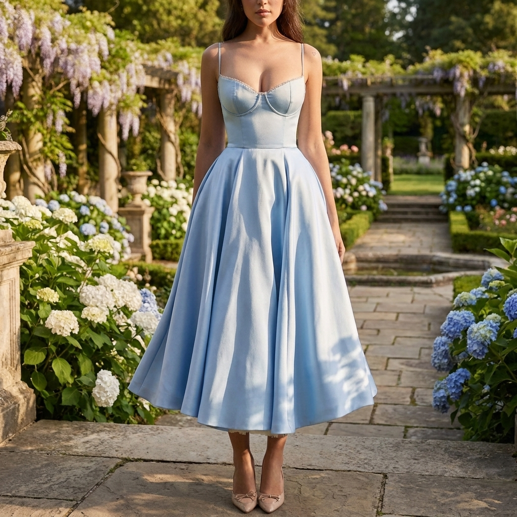 Robe midi corset