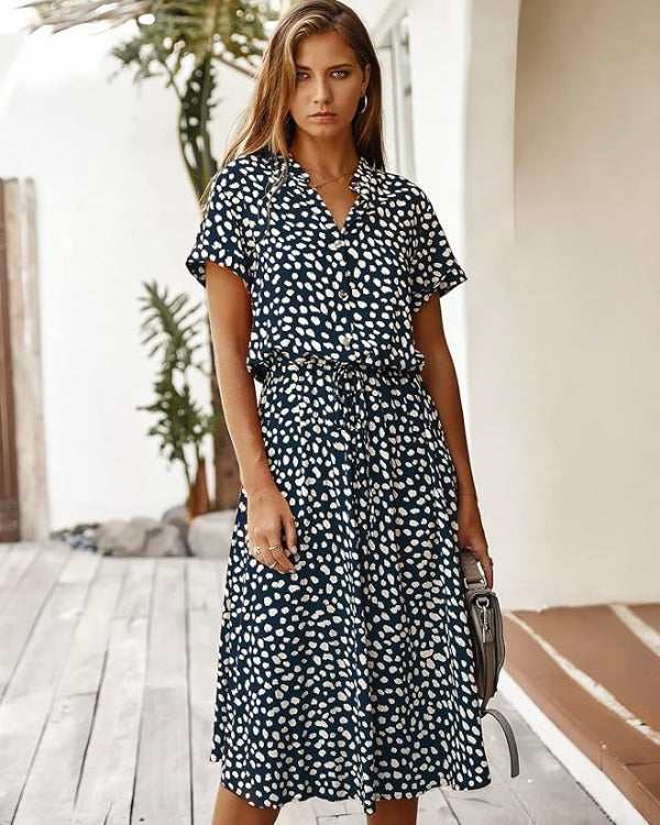 Robe midi d'été chic