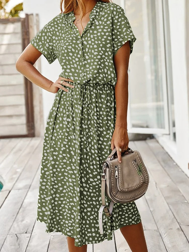 Robe midi d'été légère et confortable