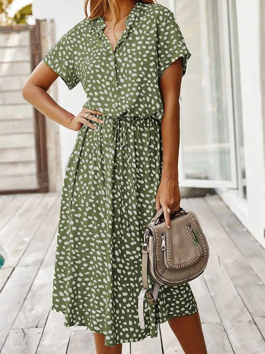 Robe midi d'été légère et confortable