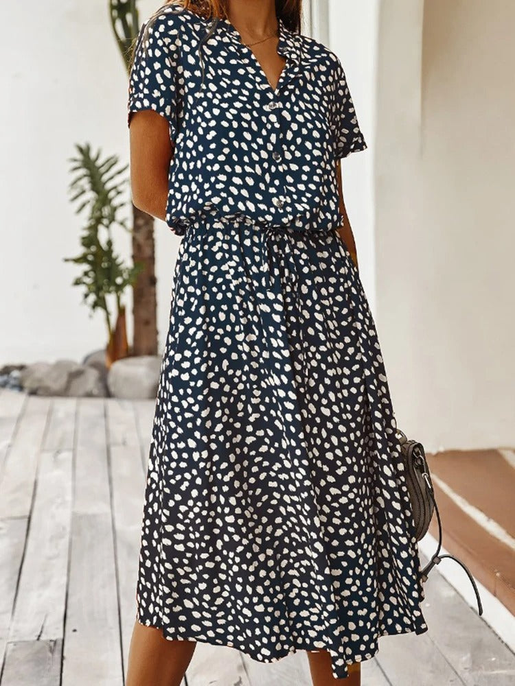 Robe midi d'été légère et confortable