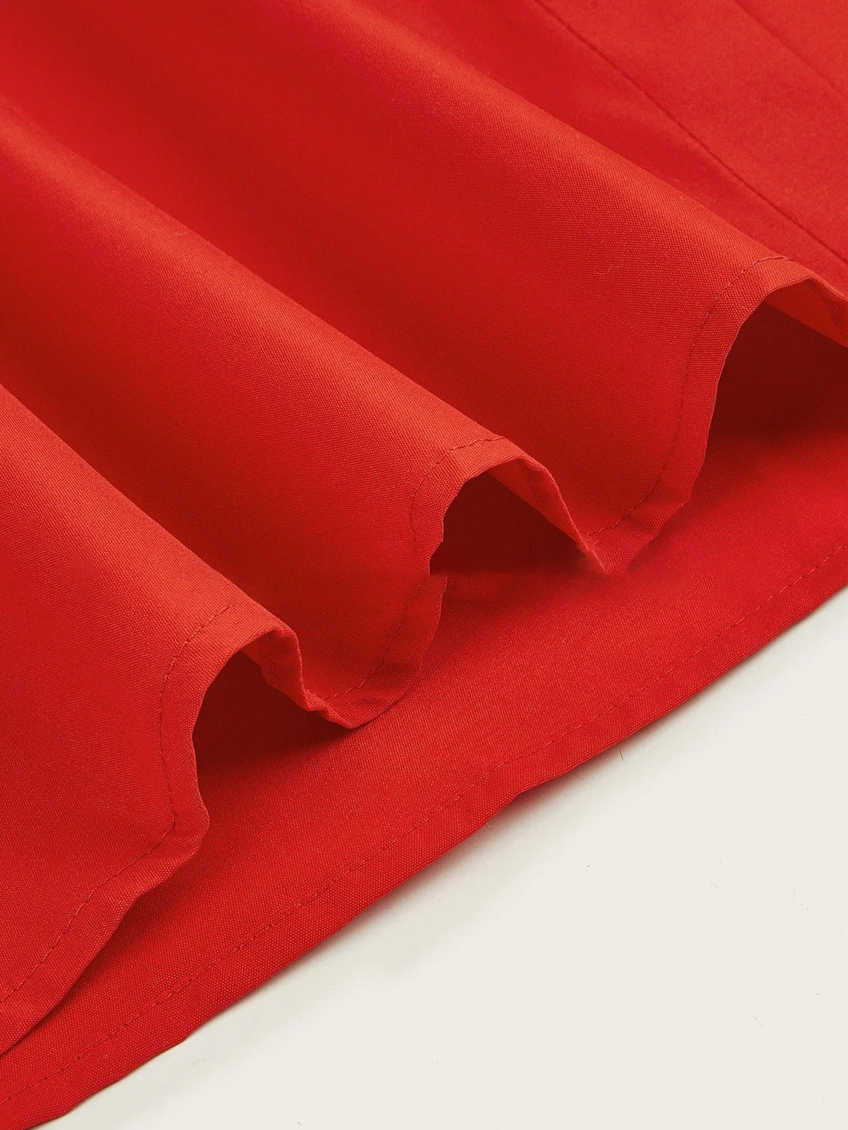 Robe midi évasée à boutons pour femme