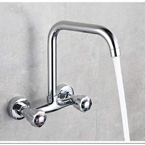 Robinet de cuisine en acier inoxydable avec valve en céramique