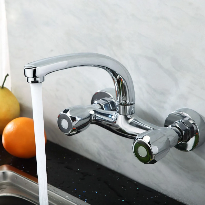 Robinet de cuisine en acier inoxydable avec valve en céramique
