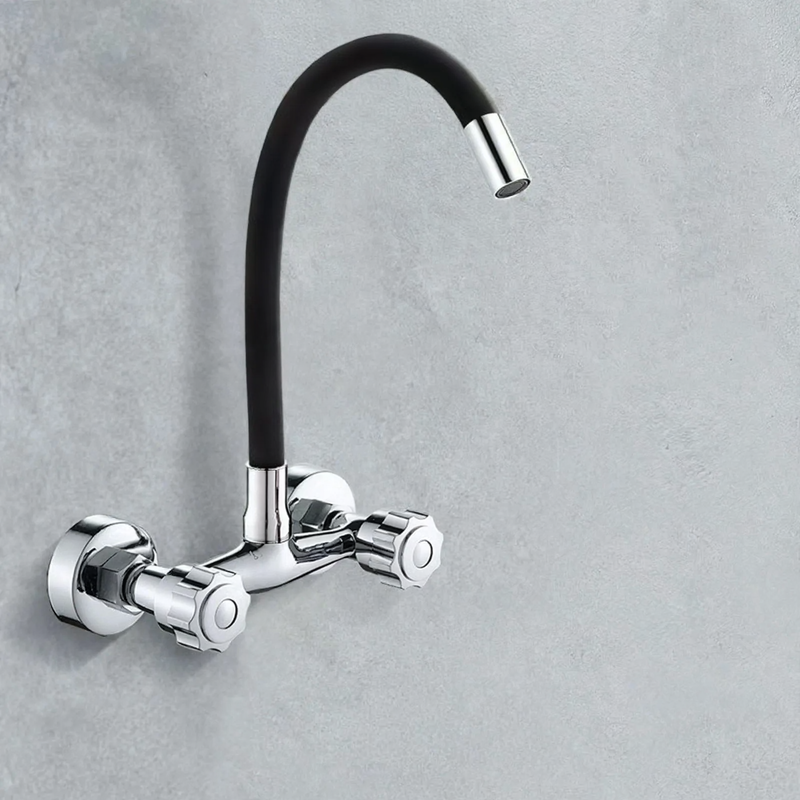 Robinet de cuisine en acier inoxydable avec valve en céramique