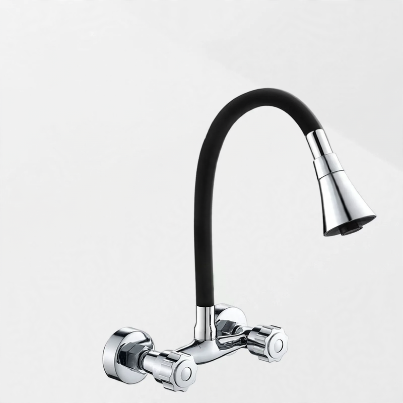 Robinet de cuisine en acier inoxydable avec valve en céramique