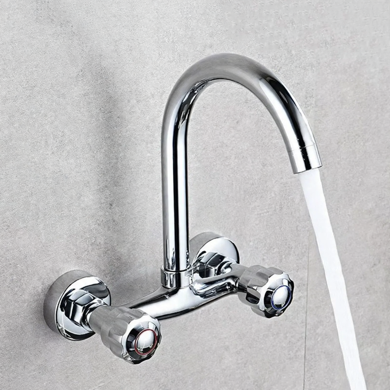 Robinet de cuisine en acier inoxydable avec valve en céramique