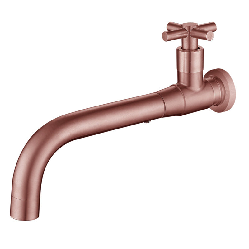 Robinetterie murale de salle de bain en acier inoxydable avec bec orientable et poignée unique – design élégant