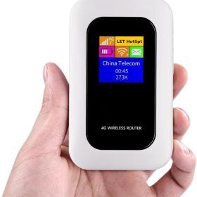 Routeur Wi-Fi 5G portable | Connexion sécurisée à haute vitesse pour les voyages et la maison