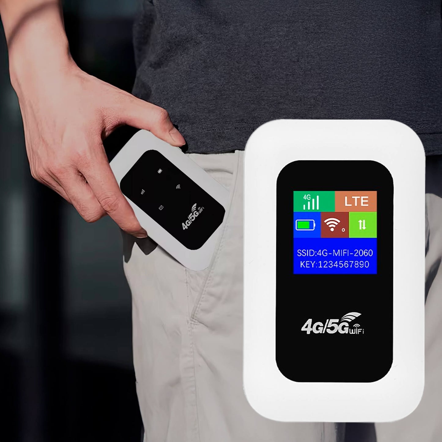 Routeur Wi-Fi 5G portable | Connexion sécurisée à haute vitesse pour les voyages et la maison