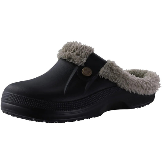 Sabots d'hiver imperméables fourrés pour homme