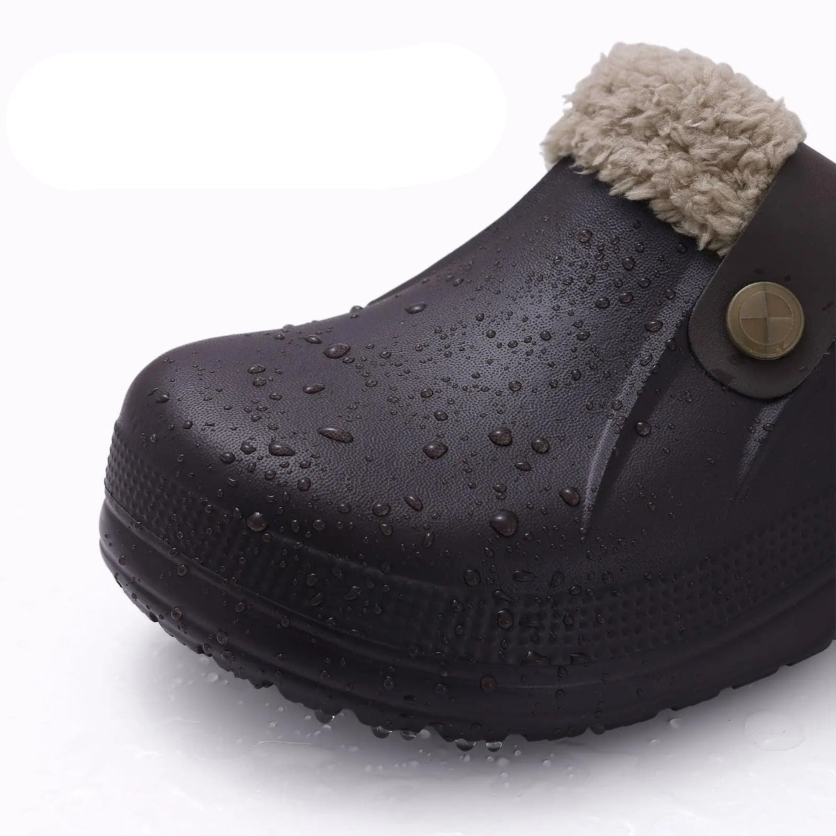 Sabots d'hiver imperméables fourrés pour homme