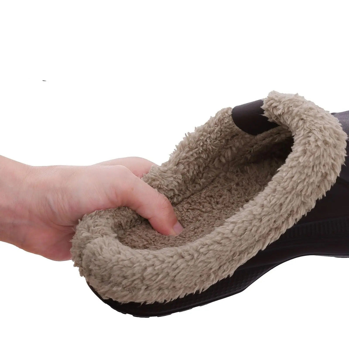 Sabots d'hiver imperméables fourrés pour homme