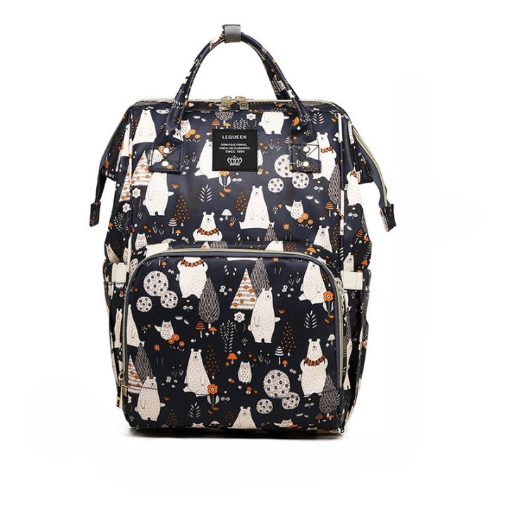 Sac à dos à langer grande capacité pour homme et femme – sac imperméable à plusieurs compartiments