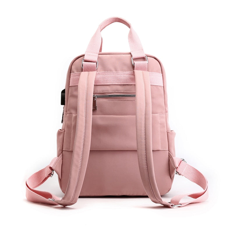 Sac à dos antivol imperméable mixte avec port de charge USB