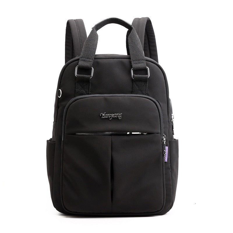 Sac à dos antivol imperméable mixte avec port de charge USB