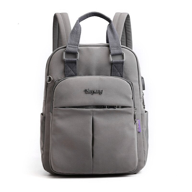 Sac à dos antivol imperméable mixte avec port de charge USB