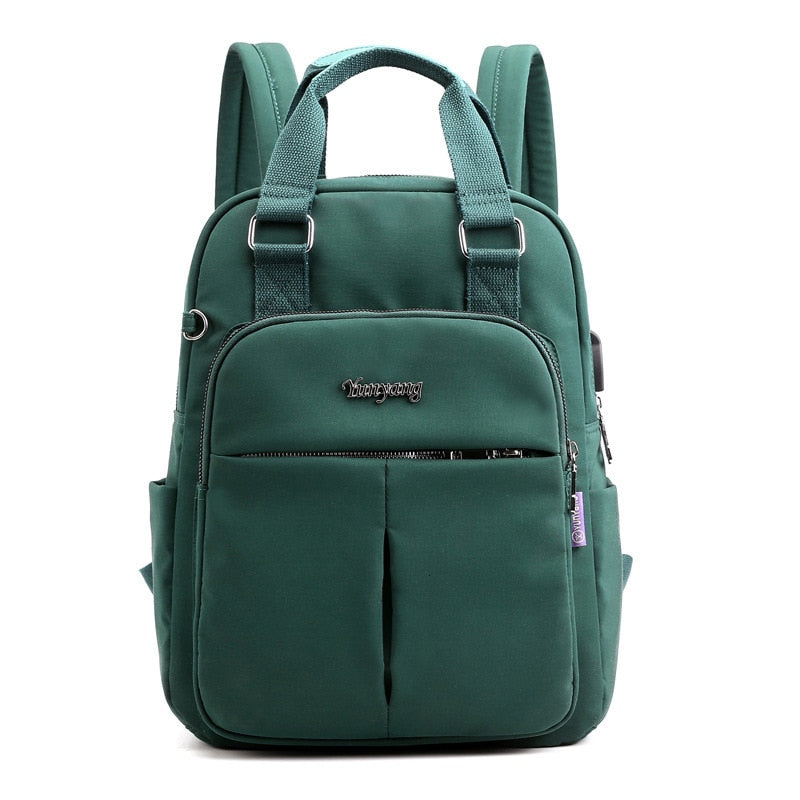 Sac à dos antivol imperméable mixte avec port de charge USB
