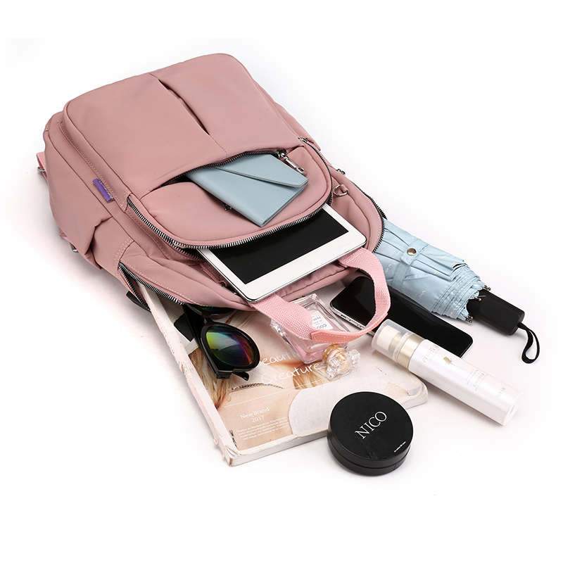 Sac à dos antivol imperméable mixte avec port de charge USB