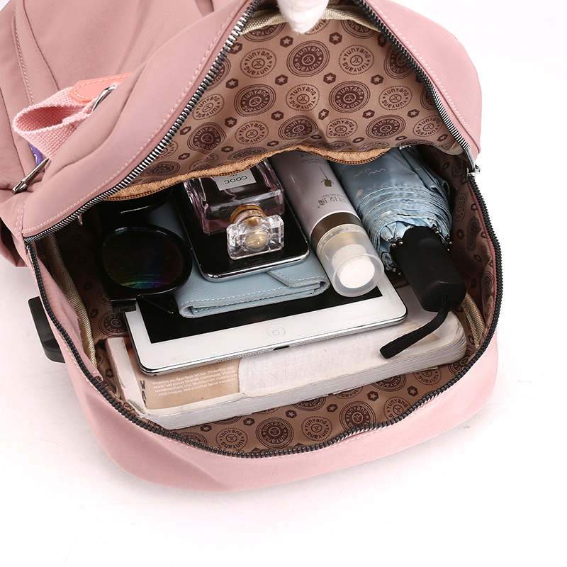 Sac à dos antivol imperméable mixte avec port de charge USB
