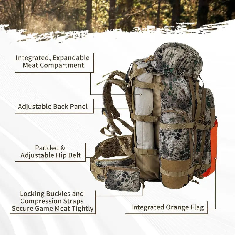 Sac à dos de chasse tactique camouflage pour le plein air