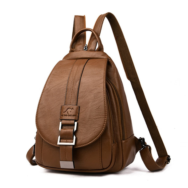 Sac à dos élégant pour femme – imperméable et antivol