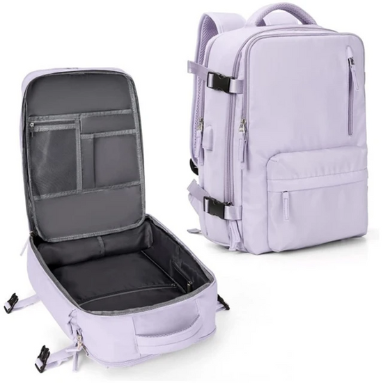 Sac à dos imperméable 25L: design antivol avec compartiment pour ordinateur portable