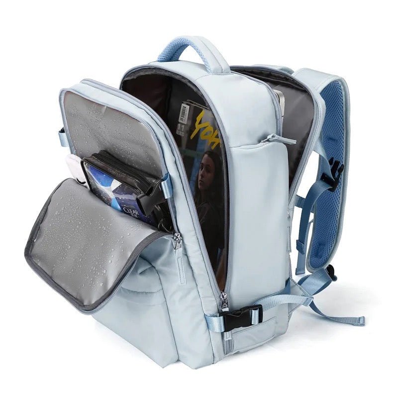 Sac à dos imperméable 25L: design antivol avec compartiment pour ordinateur portable