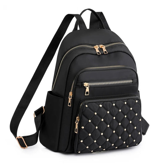Sac à dos léger et imperméable en nylon pour femme pour les voyages et l'école