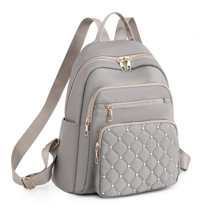 Sac à dos léger et imperméable en nylon pour femme pour les voyages et l'école
