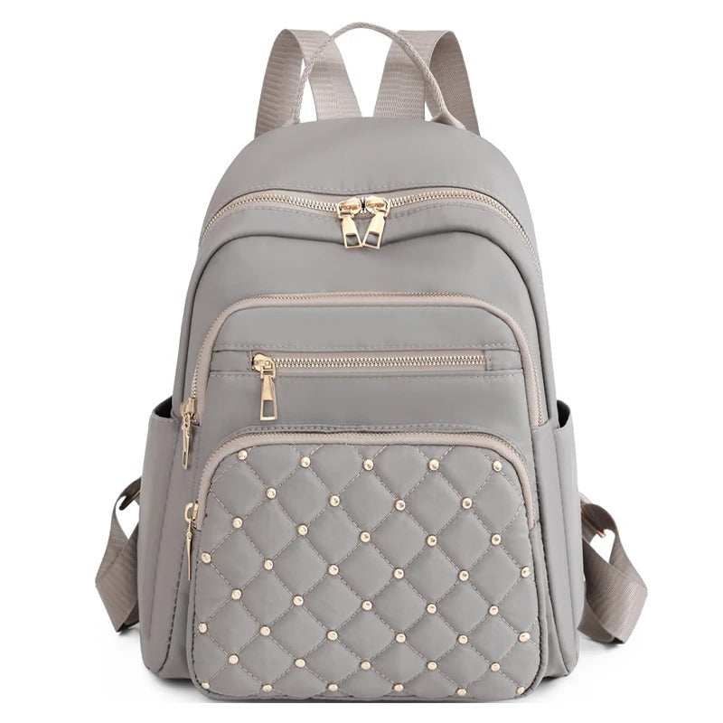 Sac à dos léger et imperméable en nylon pour femme pour les voyages et l'école