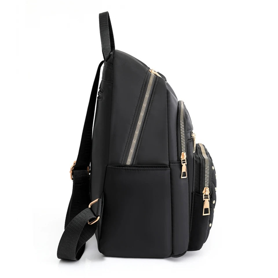 Sac à dos léger et imperméable en nylon pour femme pour les voyages et l'école