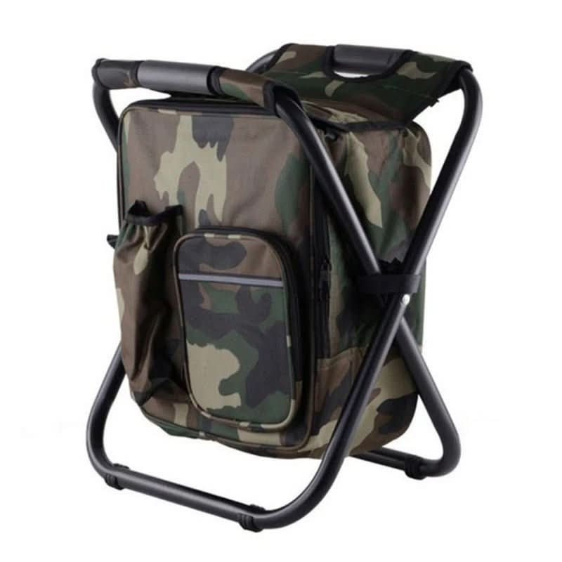 Sac à dos mixte avec siège pliant et compartiment isotherme
