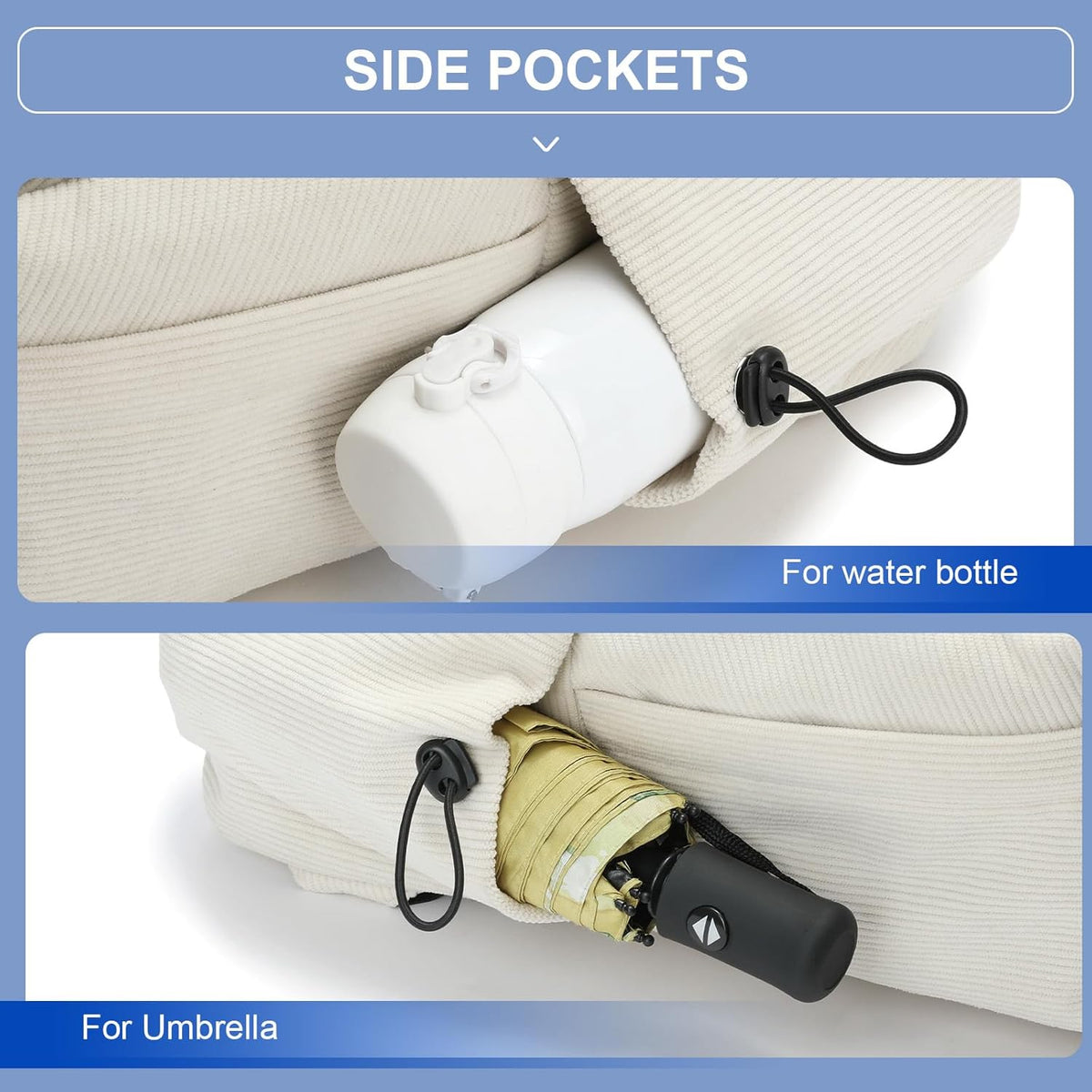 Sac à dos ordinateur et de voyage léger et déperlant avec compartiments bien organisés
