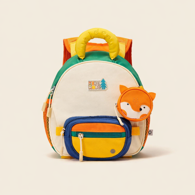 Sac à dos scolaire léger pour enfant avec porte-bouteille