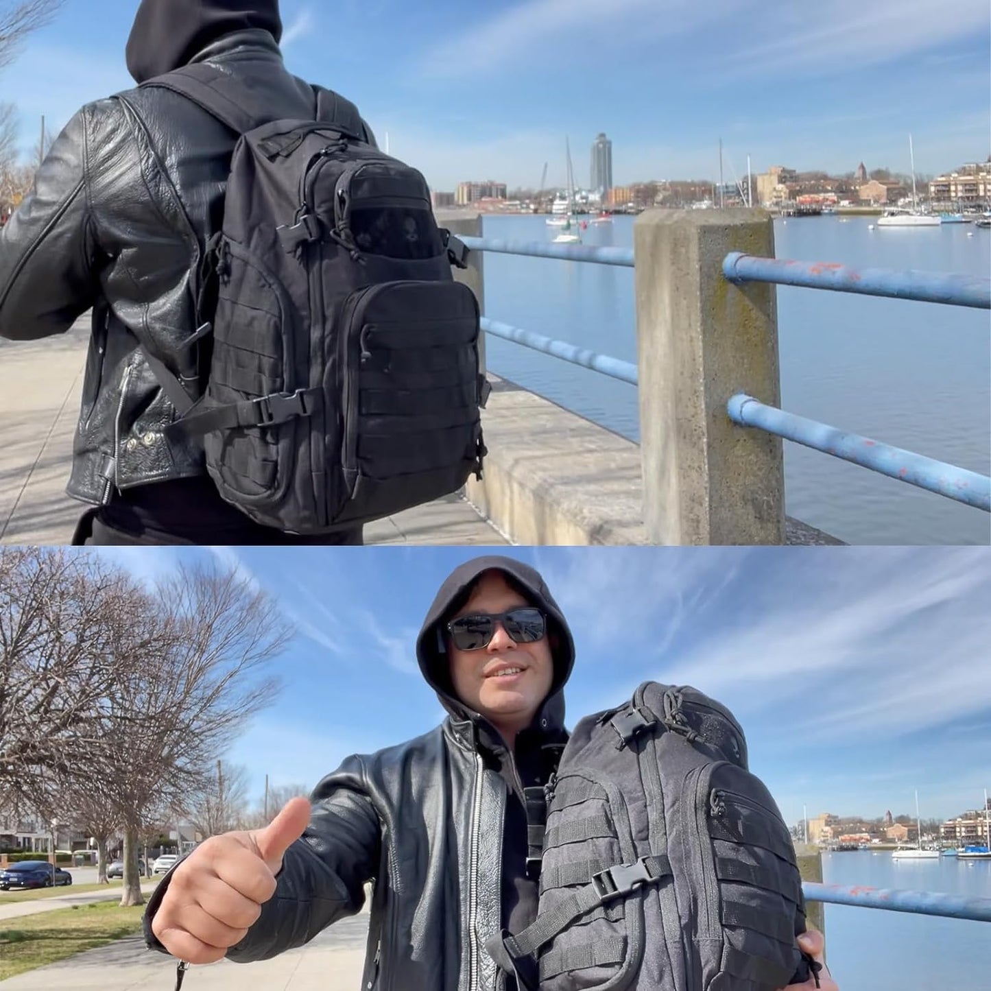 Sac à dos tactique mixte 35 L - système Molle et poche pour ordinateur portable