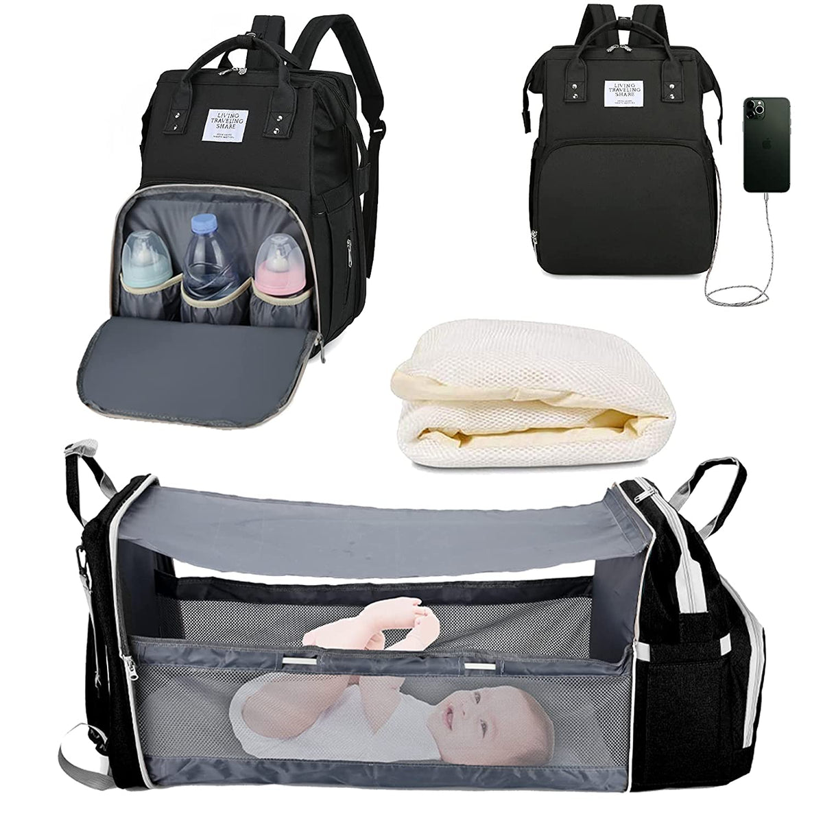 Sac à langer 2 en 1