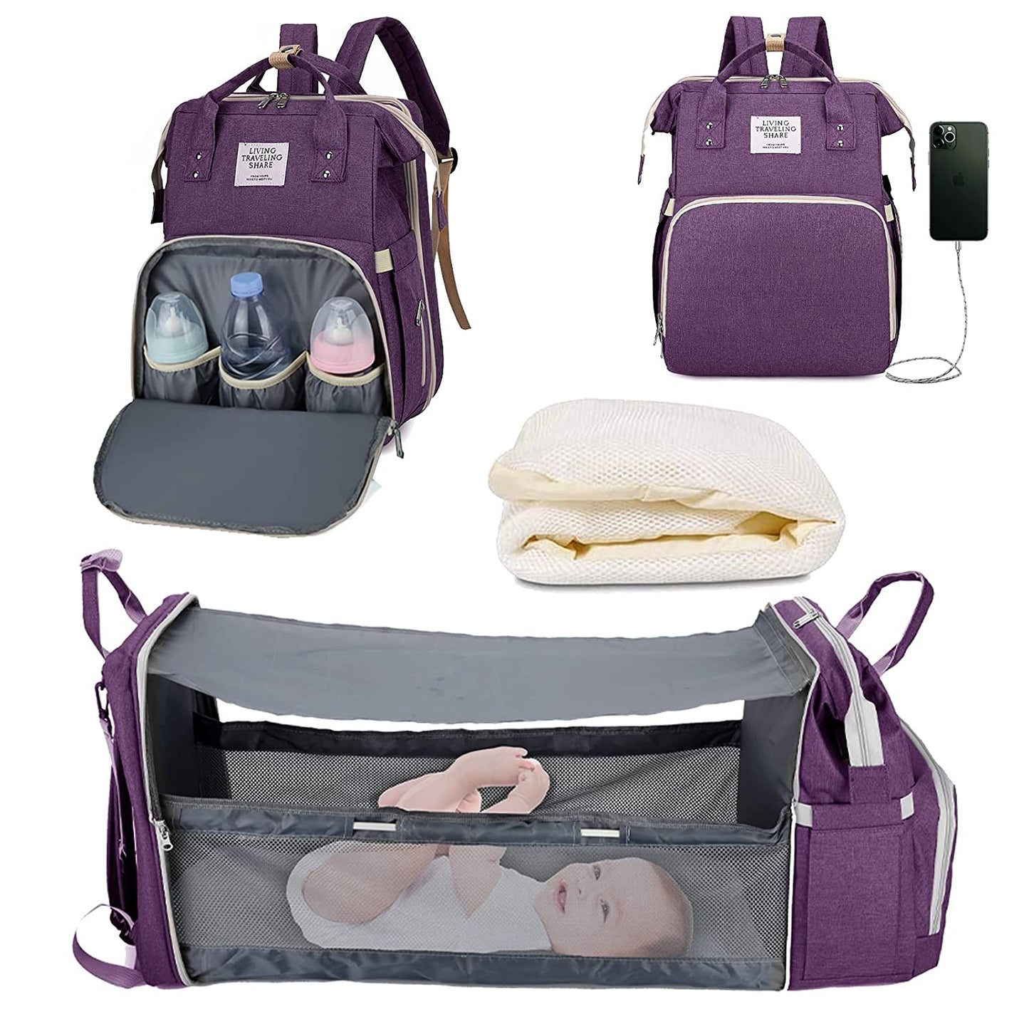 Sac à langer 2 en 1