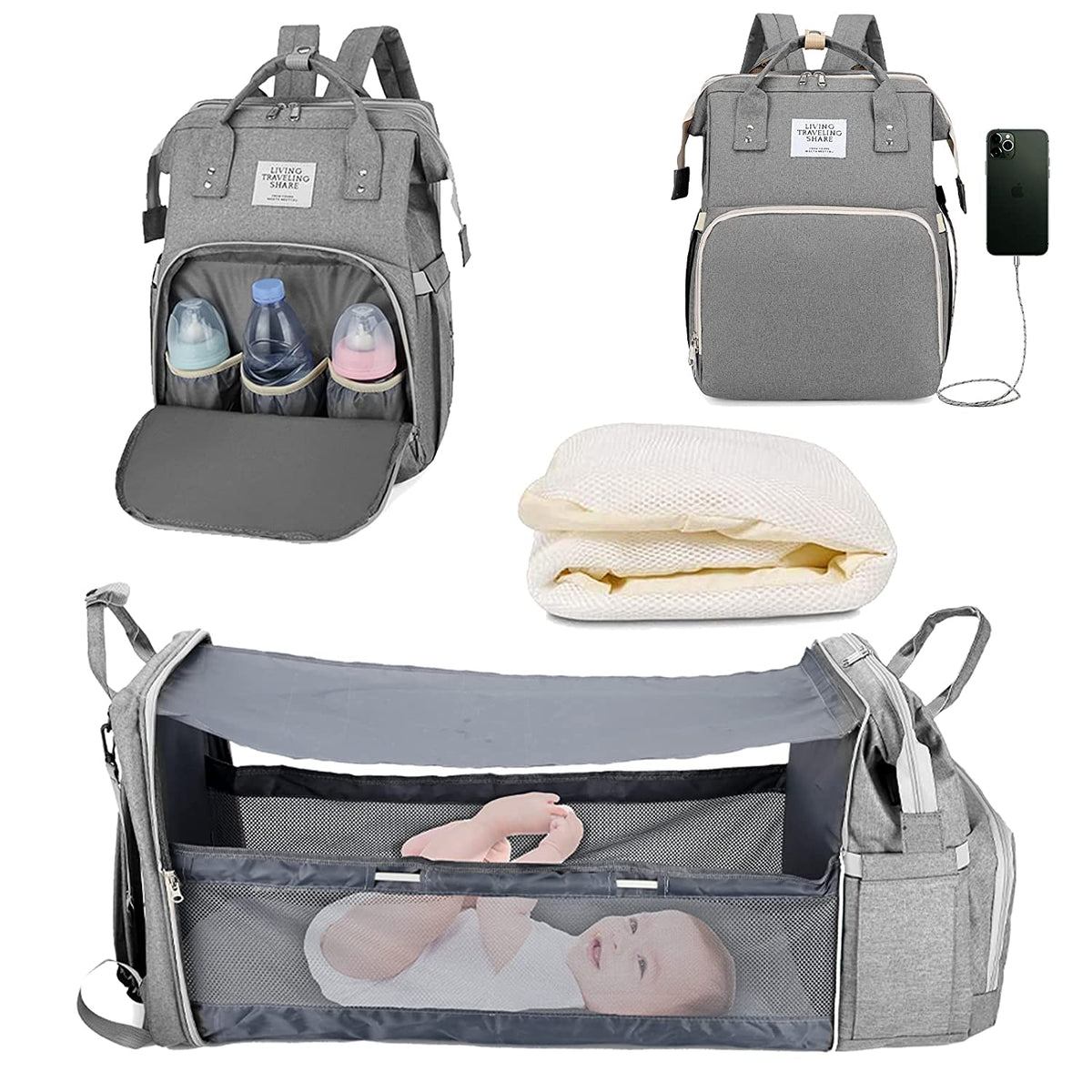 Sac à langer 2 en 1