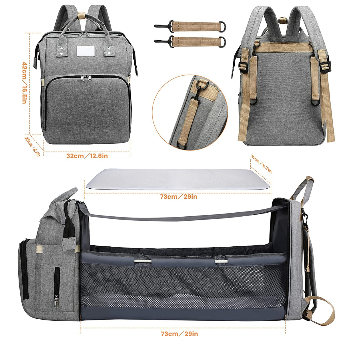 Sac à langer 2 en 1